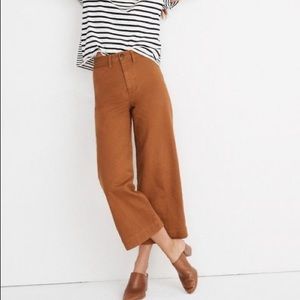 NWT Madewell Wide Leg Pants